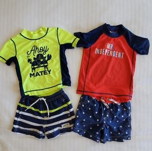 Carters boys swim outfits